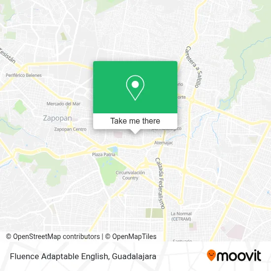 Fluence Adaptable English map