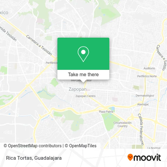 Rica Tortas map