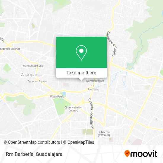 Rm Barbería map