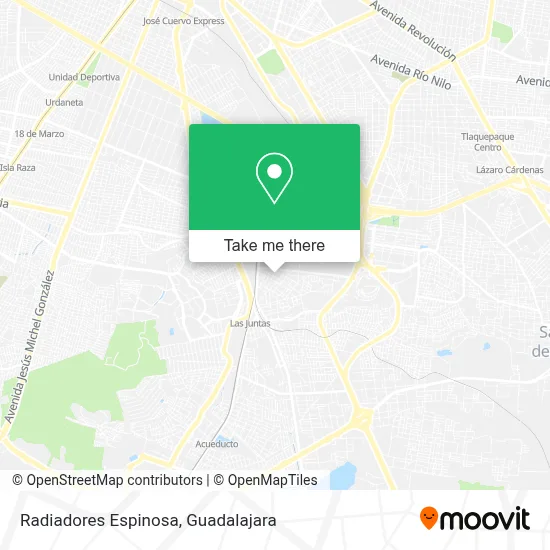 Radiadores Espinosa map