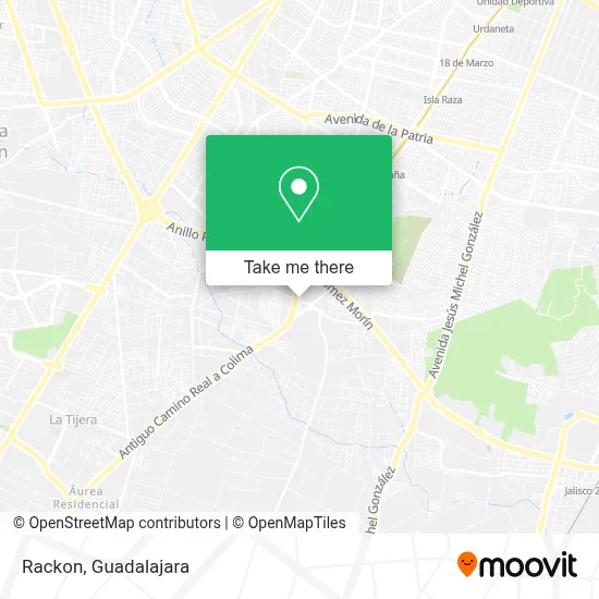 Rackon map
