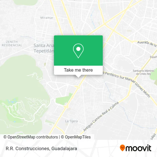 R.R. Construcciones map