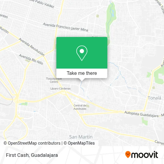 First Cash map