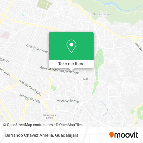 Barranco Chavez Amelia map