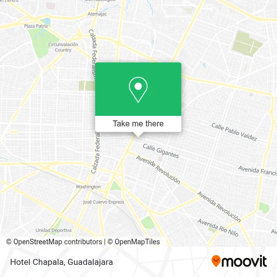 Hotel Chapala map