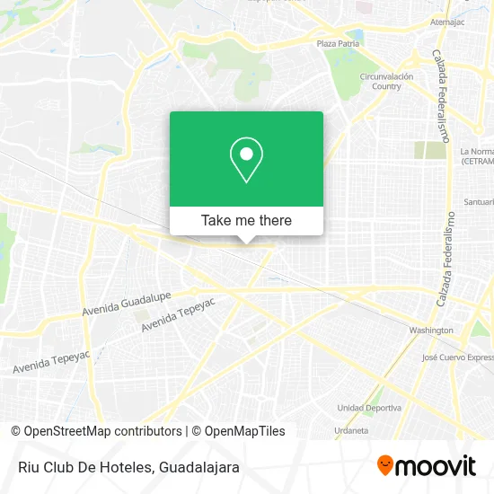 Riu Club De Hoteles map