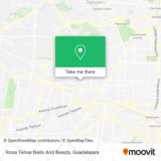 Rosa Tenue Nails And Beauty map