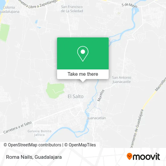 Roma Nails map