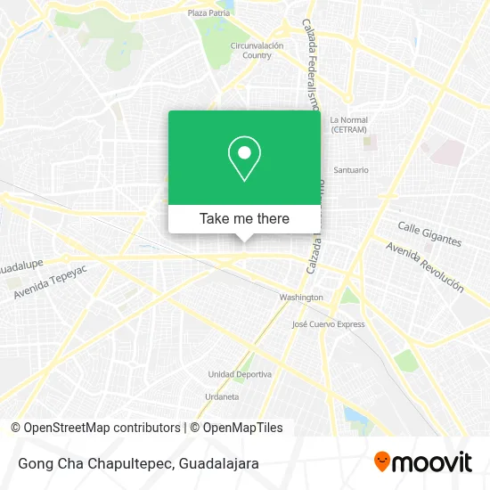 Gong Cha Chapultepec map