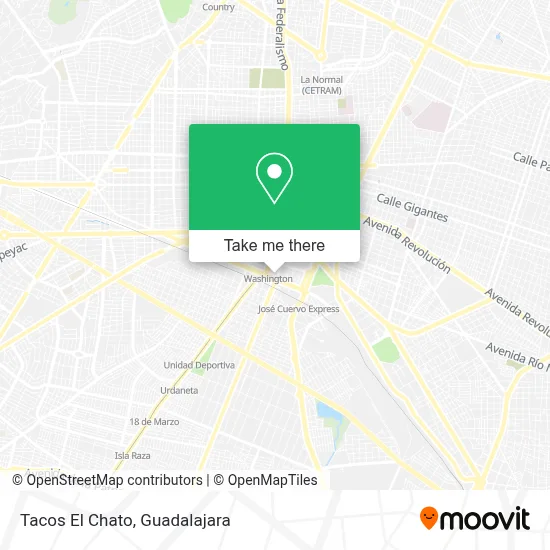 Tacos El Chato map