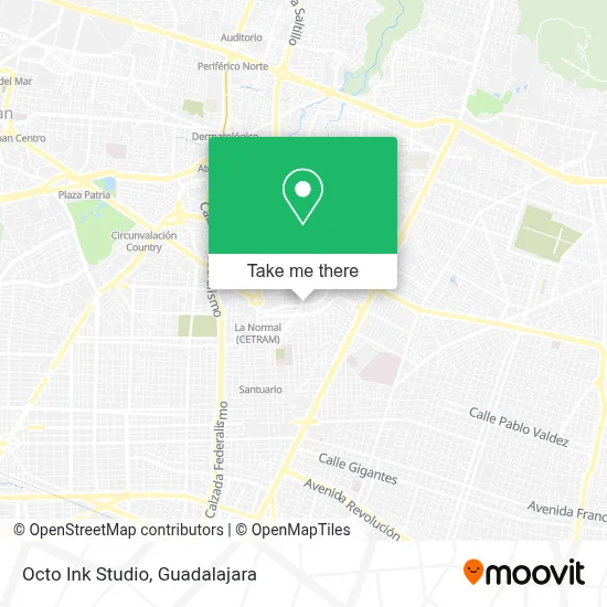 Octo Ink Studio map
