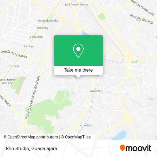 Rho Studio map