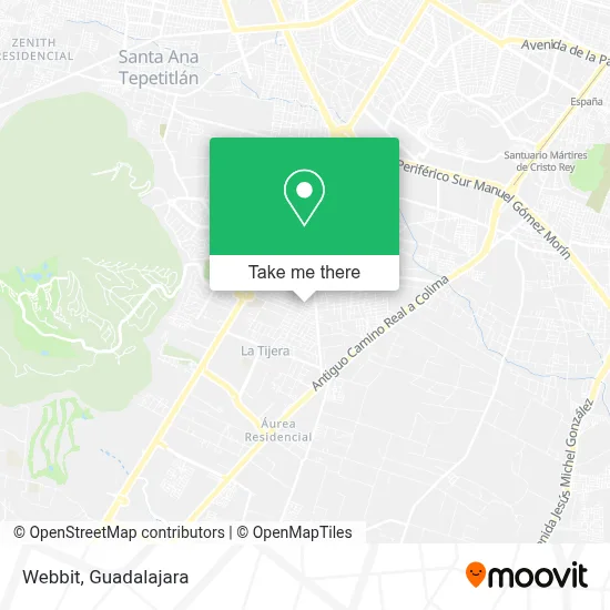 Webbit map