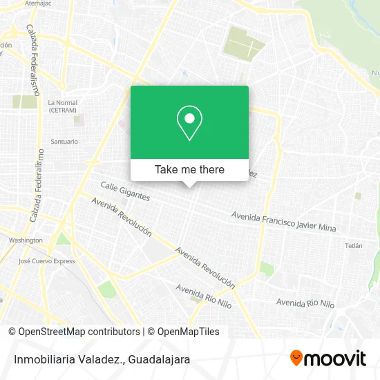 Inmobiliaria Valadez. map