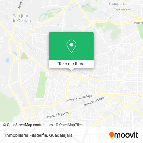 Inmobiliaria Filadelfia map