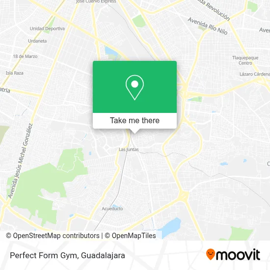 Perfect Form Gym map