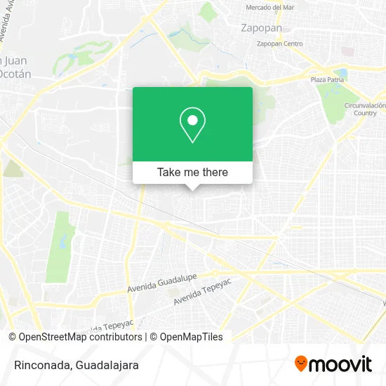 Rinconada map