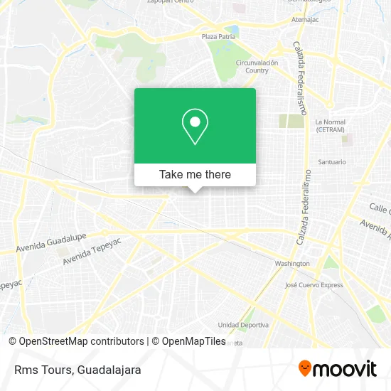 Rms Tours map