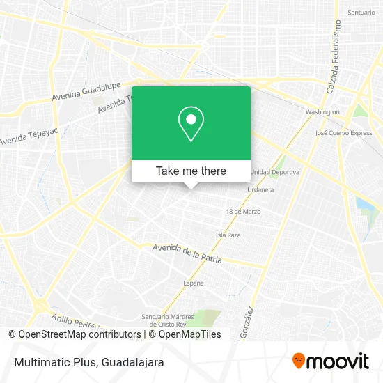 Multimatic Plus map