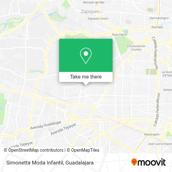 Simonetta Moda Infantil map