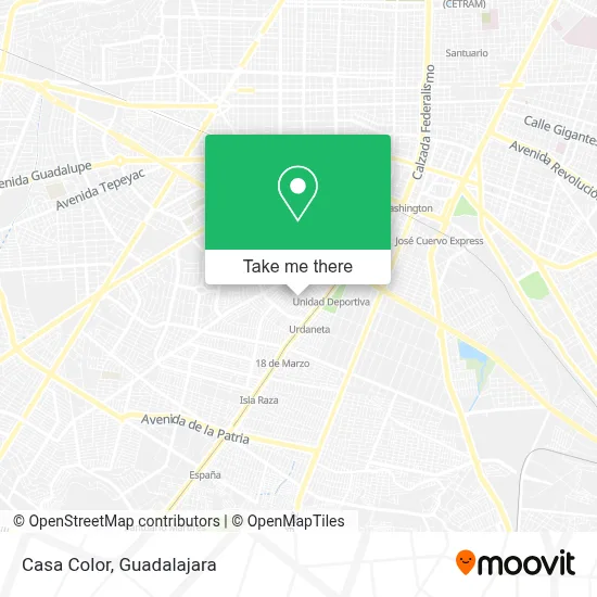 Casa Color map
