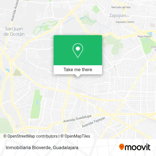 Inmobiliaria Bioverde map