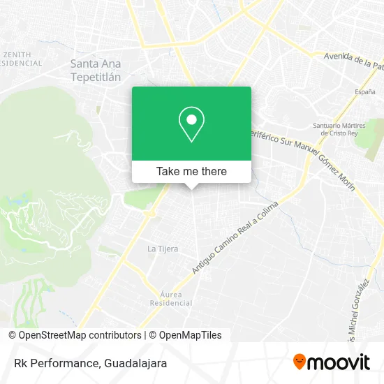 Rk Performance map
