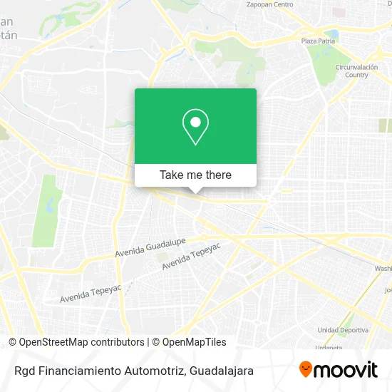 Rgd Financiamiento Automotriz map