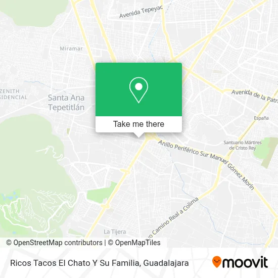 Ricos Tacos El Chato Y Su Familia map