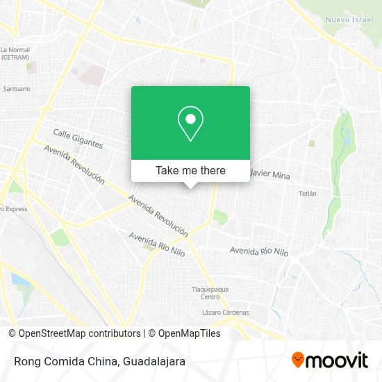 Rong Comida China map