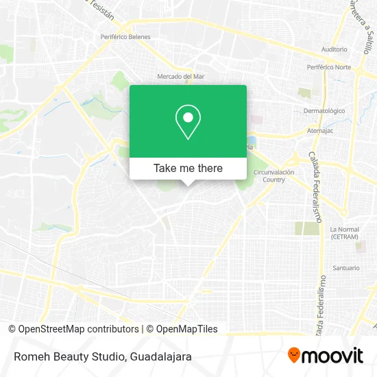 Romeh Beauty Studio map