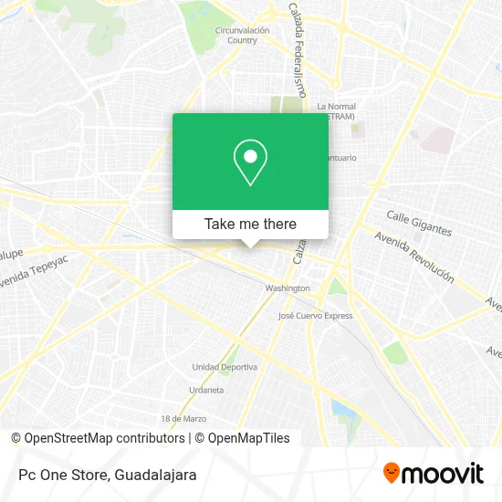 Pc One Store map