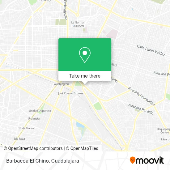 Barbacoa El Chino map