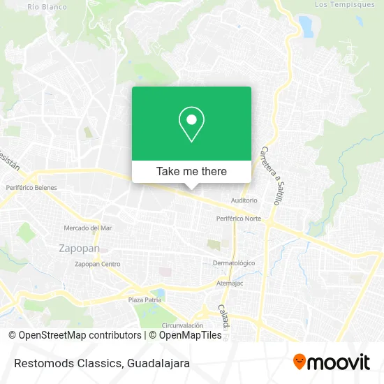 Restomods Classics map