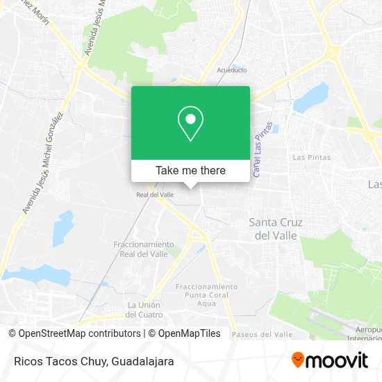 Ricos Tacos Chuy map