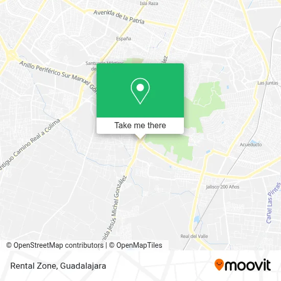 Rental Zone map
