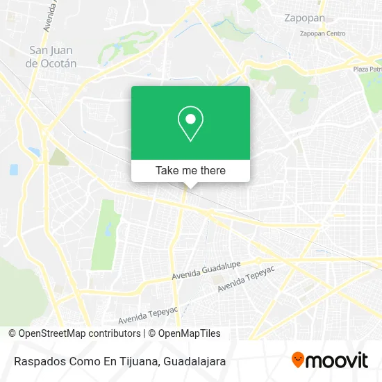 Raspados Como En Tijuana map