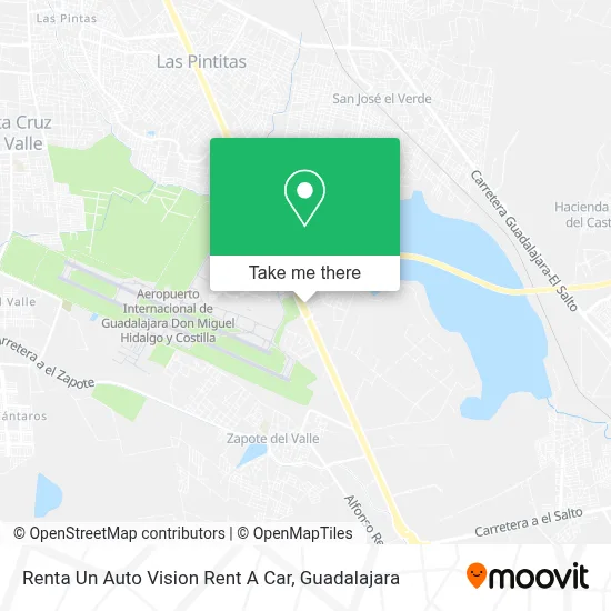 Renta Un Auto Vision Rent A Car map
