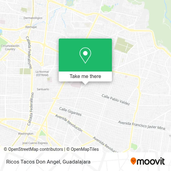 Ricos Tacos Don Angel map