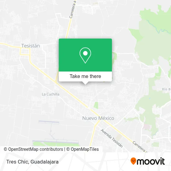 Tres Chic map