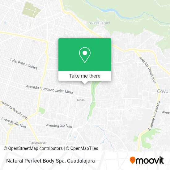 Natural Perfect Body Spa map