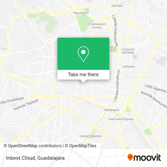 Inbest.Cloud map