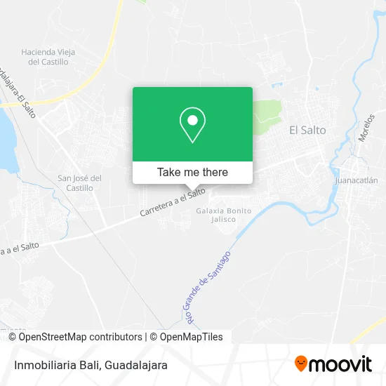 Inmobiliaria Bali map