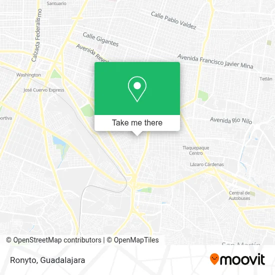 Ronyto map