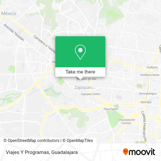 Viajes Y Programas map