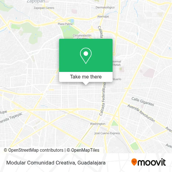 Modular Comunidad Creativa map
