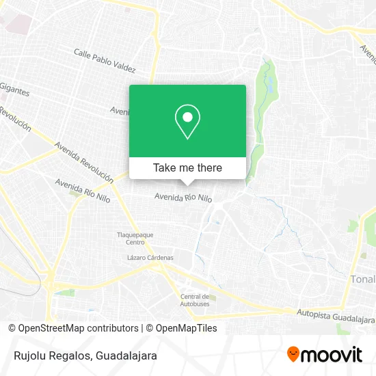 Rujolu Regalos map