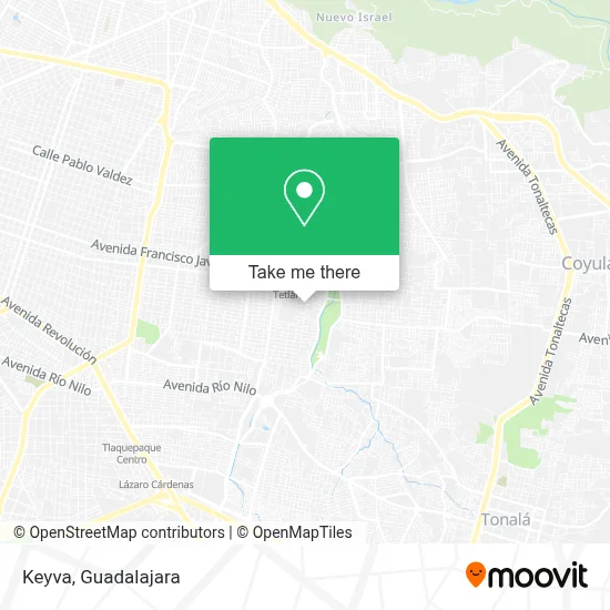 Keyva map