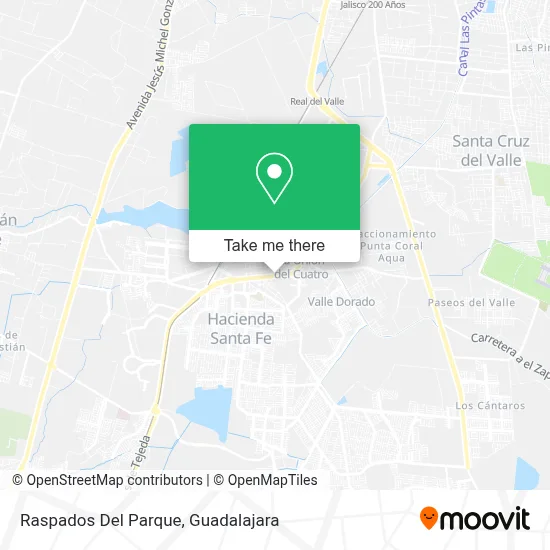 Raspados Del Parque map
