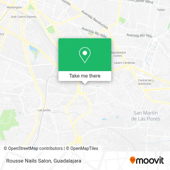 Rousse Nails Salon map